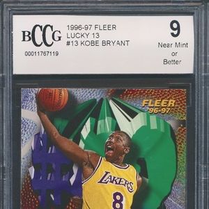 Graded Kobe Bryant Rookie card